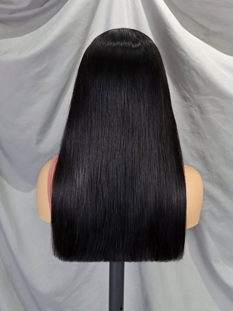 Wholesale Natural Raw Cambodian Bone Straight Human Hair Wig Full Lace Frontal 200% Density 13x4 Lace Front Wig For Black Women