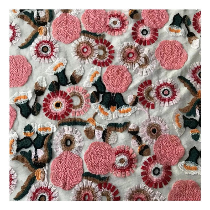 Embroidery Cotton Lace Fabrics