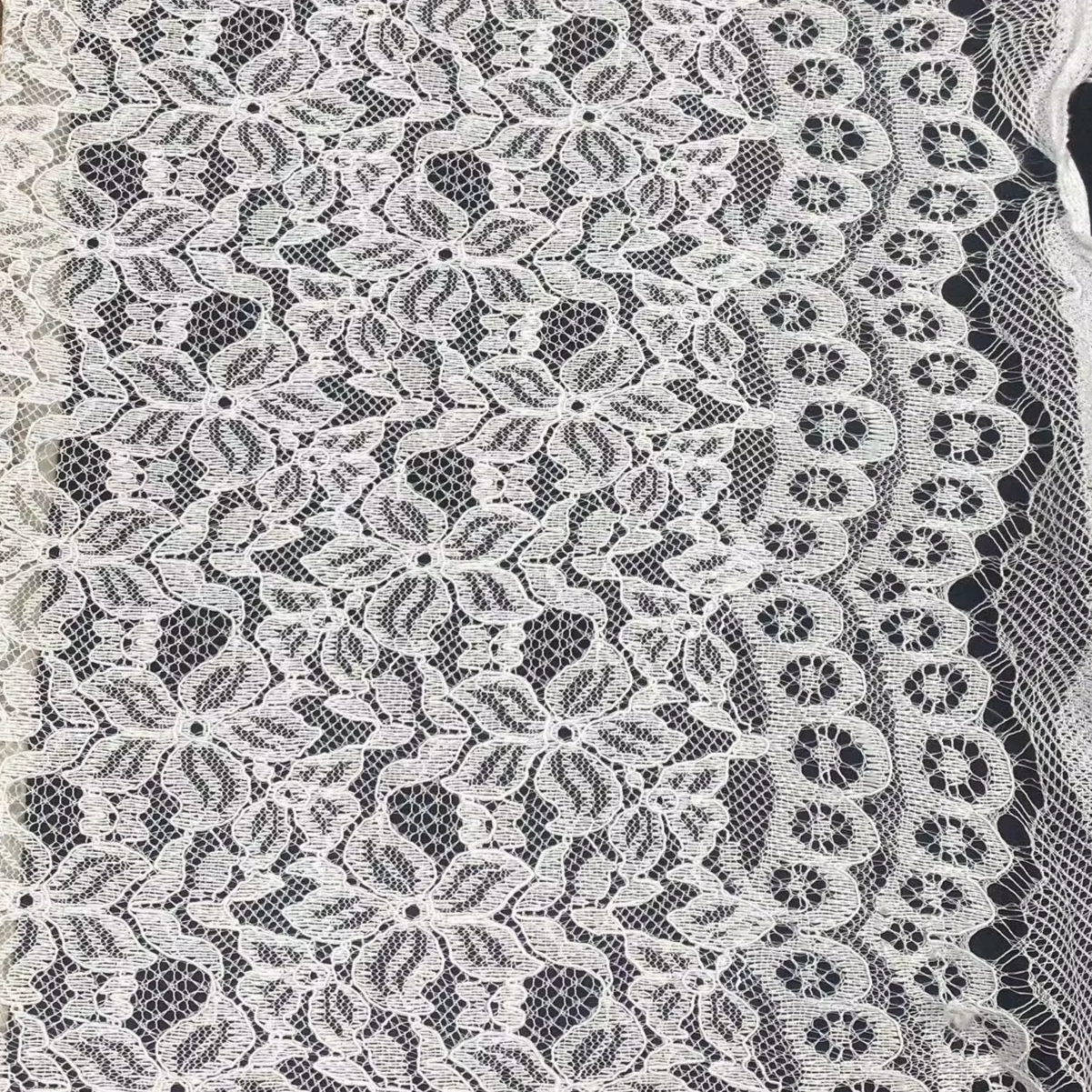 100% polyester lace fabric,Flower lace embroidery fabric, wedding dress lace fabric for women,Soft ,Multi-color custom,wholesale