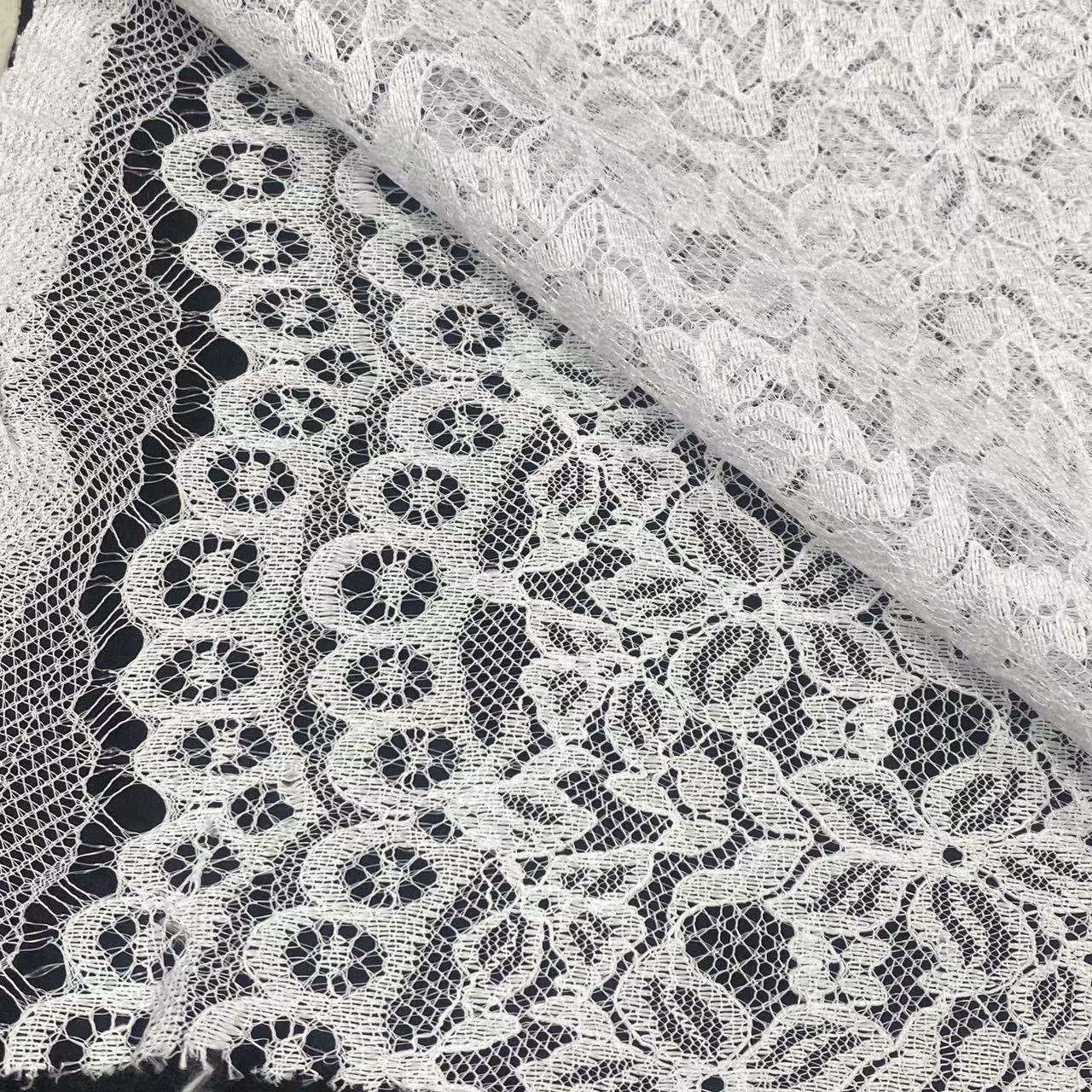 100% polyester lace fabric,Flower lace embroidery fabric, wedding dress lace fabric for women,Soft ,Multi-color custom,wholesale