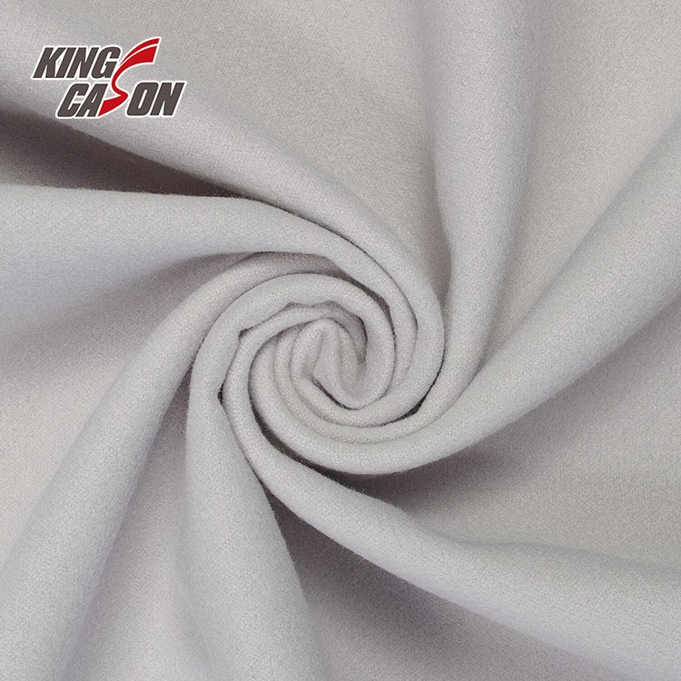 Kingcason Blended Knitting Fabric Merino Italian Worsted Fabrics For Suits Double Face Stock Lot Bag Suit Woven Tweed Wool