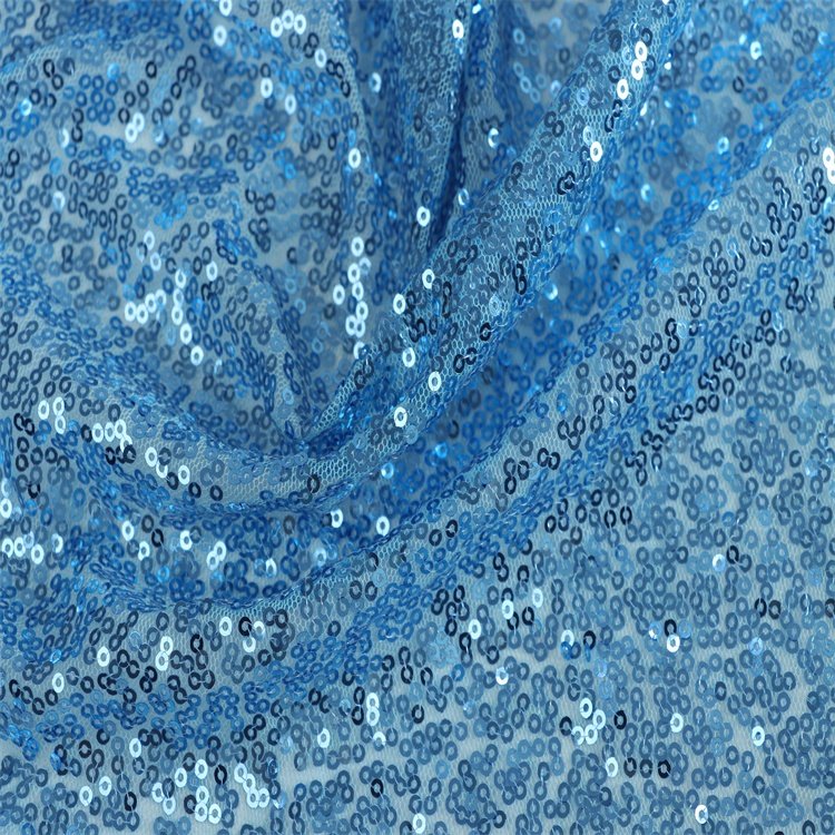 2024 new trend 3mm great stretch shiny glow in the dark fish scale sequin lace gold mesh fabric for backdrop table cloth by yard