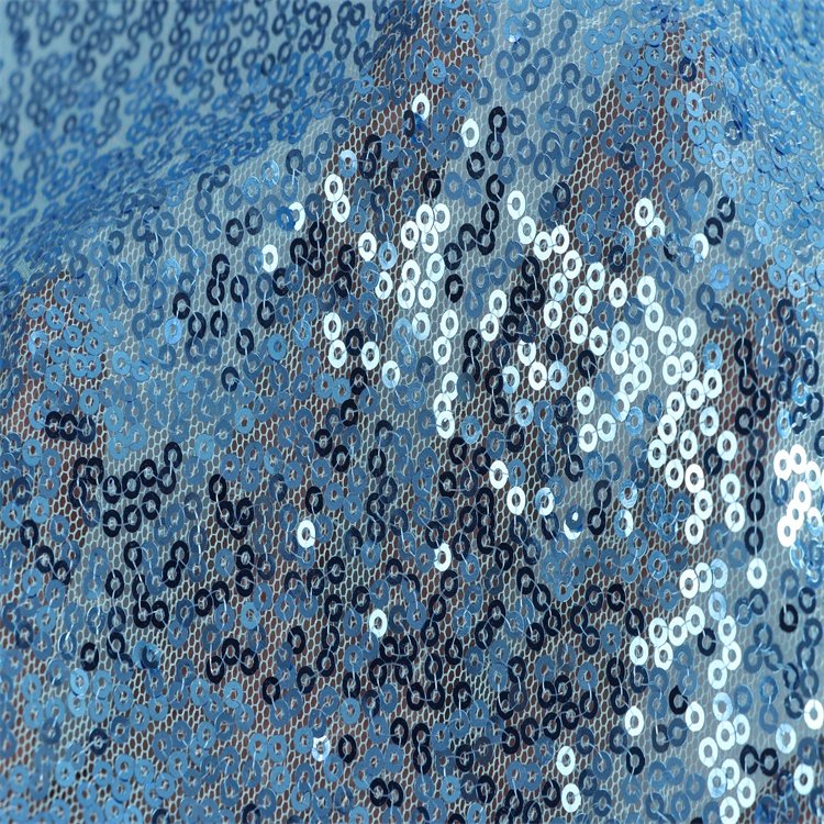 2024 new trend 3mm great stretch shiny glow in the dark fish scale sequin lace gold mesh fabric for backdrop table cloth by yard