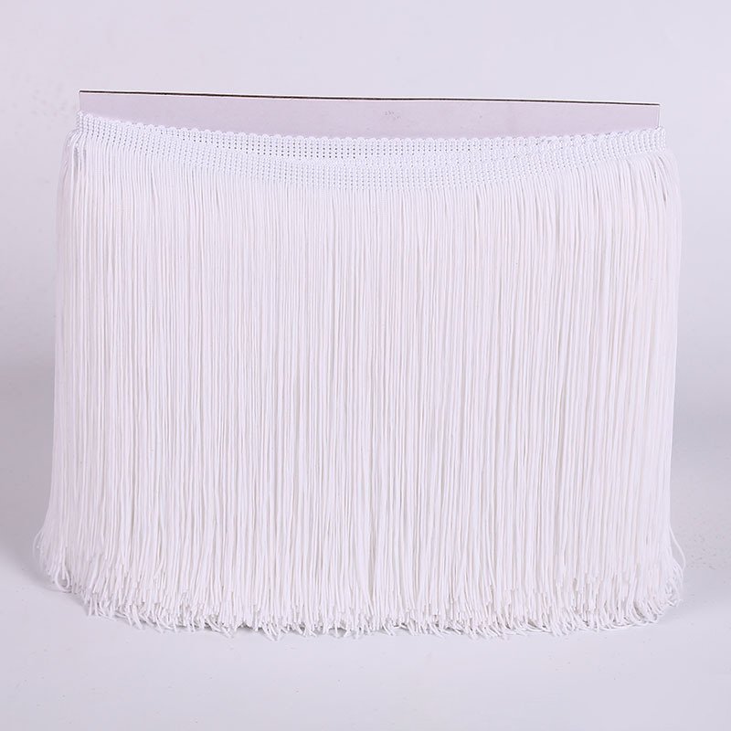 Width 15 cm Double Line Vertical Latin Dress Fringe Tassel Lace Trim For Clothing Accessories Home Textiles Curtain