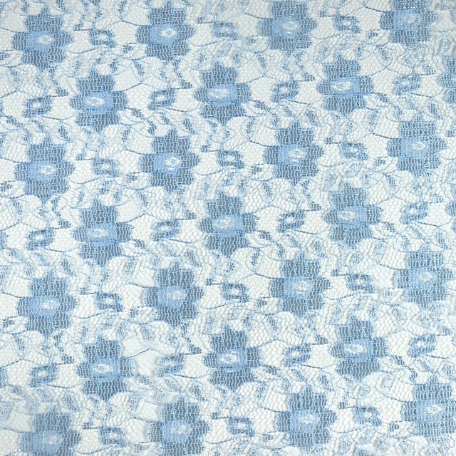 2023 Latest Style breathable Lace Fabric Polyester Multicolor Flower Lace Fabric for dress