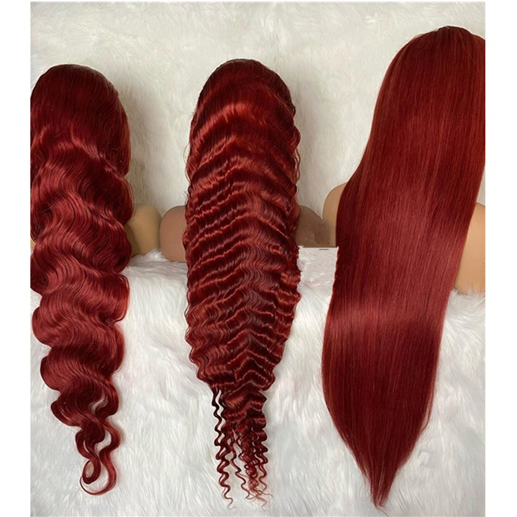 Virgin Glueless Ombre Piano Color Lace Wigs, Human Hair Transparent Hd Full Lace Wig,With Baby Hair Hd Highlight Lace Front Wig