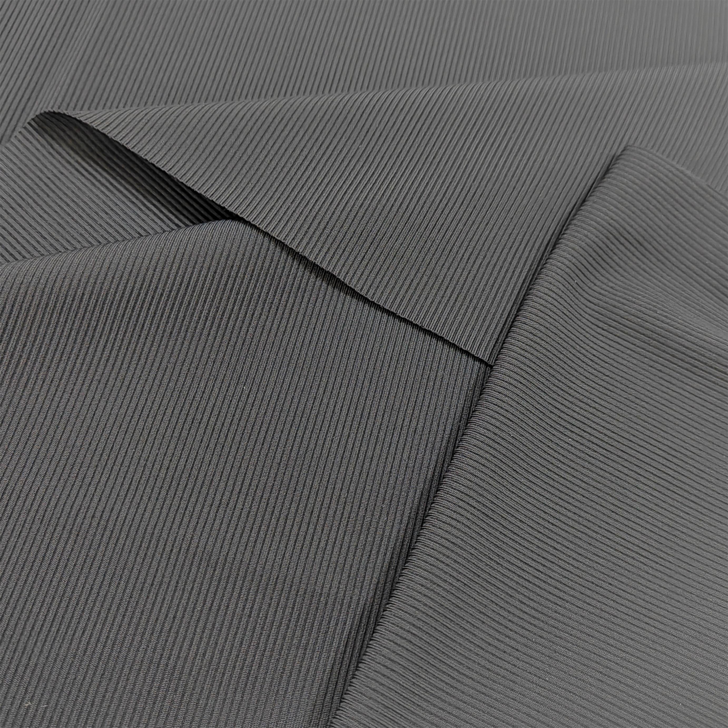 80% nylon 20% spandex soft stripes small ribbed fabric for swimsuit