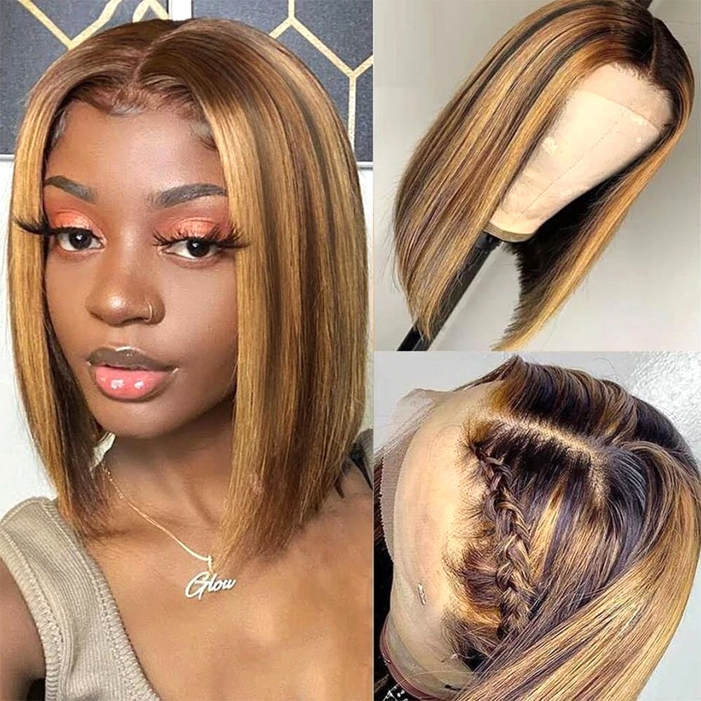 Wholesale Peruvian Bob Lace Front Human Hair Wig,Transparent Glueless Full HD Lace Bob Wig,Cheap 13*4 Lace Frontal Short Bob Wig