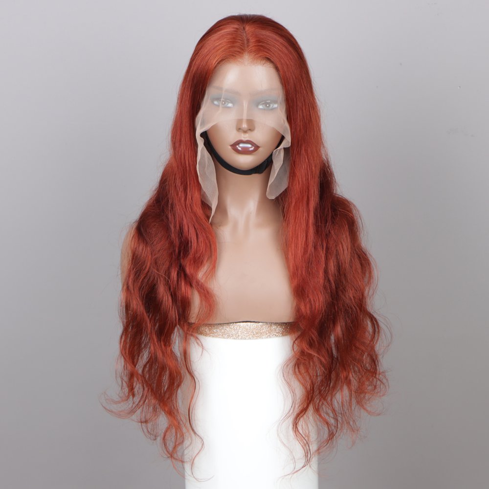 13x4 Reddish Brown Wig with Frontal Natural Real Hair Lace Front Wig Vendors Wholesale Cheap 13x6 Hd Human Hair Lace Front Wigs