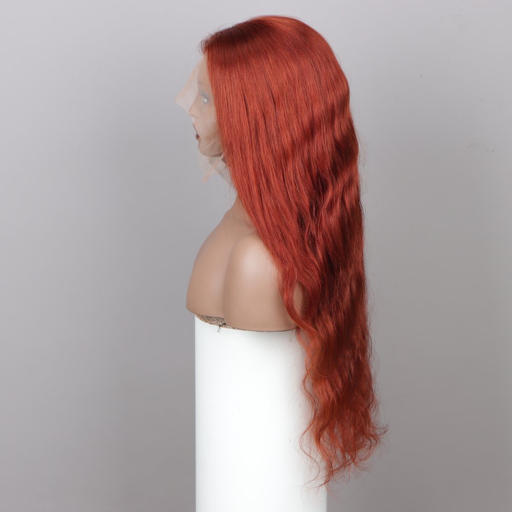 13x4 Reddish Brown Wig with Frontal Natural Real Hair Lace Front Wig Vendors Wholesale Cheap 13x6 Hd Human Hair Lace Front Wigs