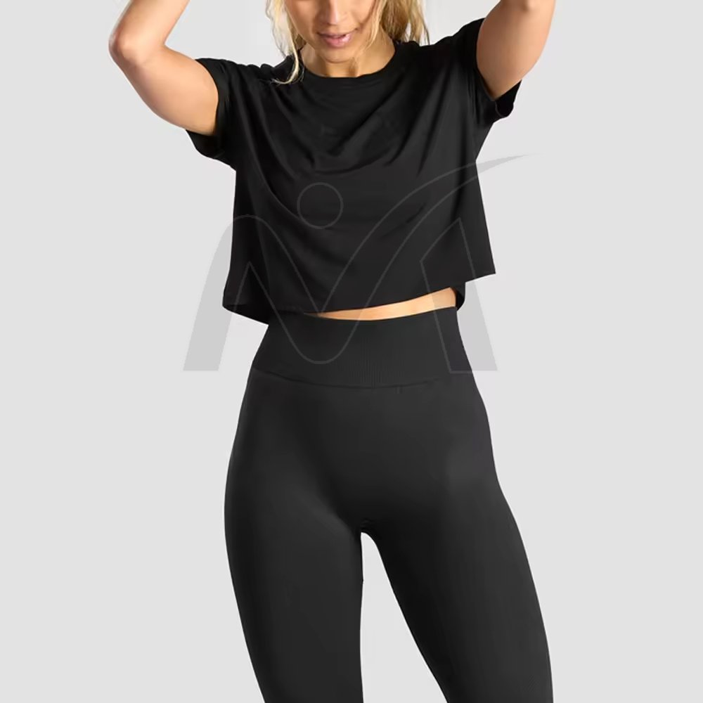 Elegant Women's Lace Trim Crop Top with Soft, Breathable Fabric and Flattering Fit Perfect for Casual Wear or Special Occasions