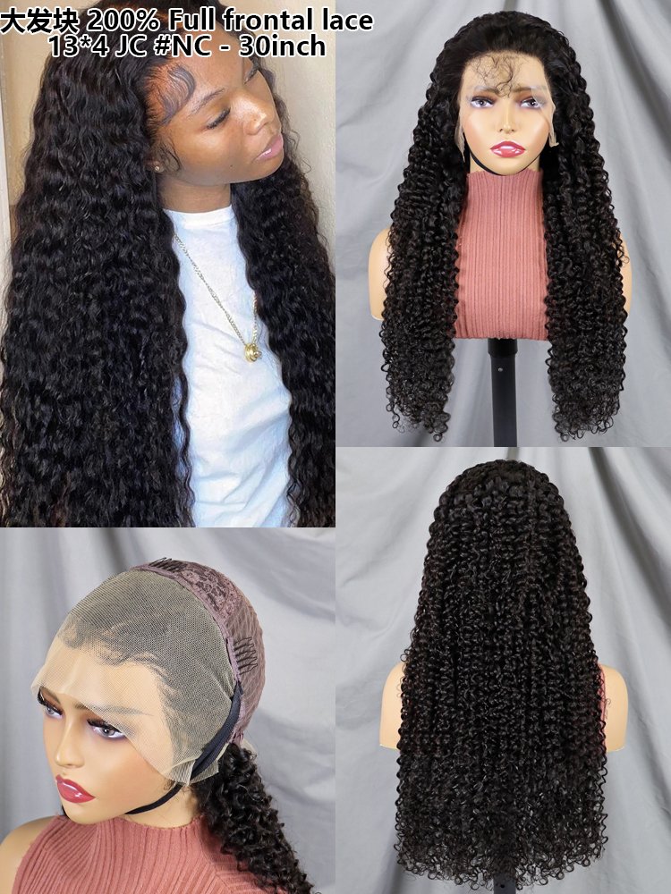 Wholesale Raw Indian Virgin 200% Density Lace Frontal Wig Natural Transparent wigs human hair lace front brazilian