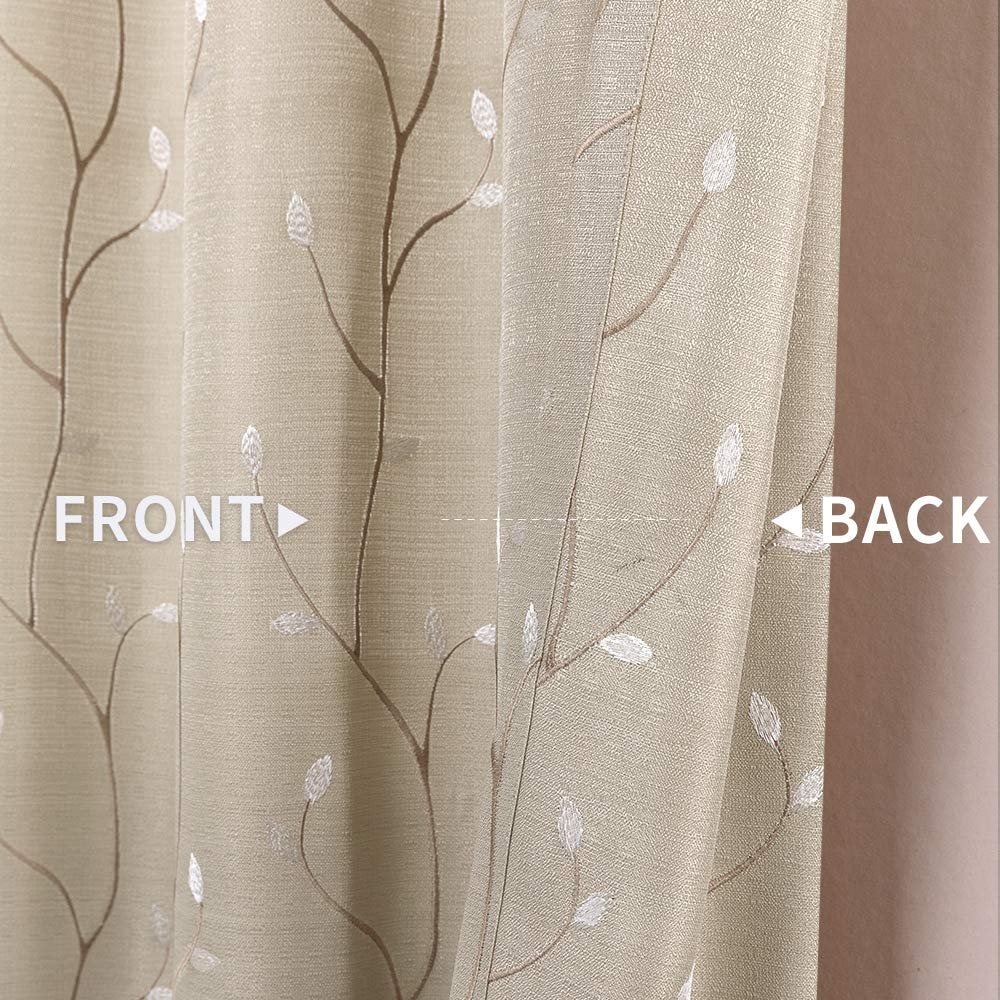 2022 Wholesale High Quality 100% Polyester 200g/m sheer fabric for curtains embroidery for Luxury living room