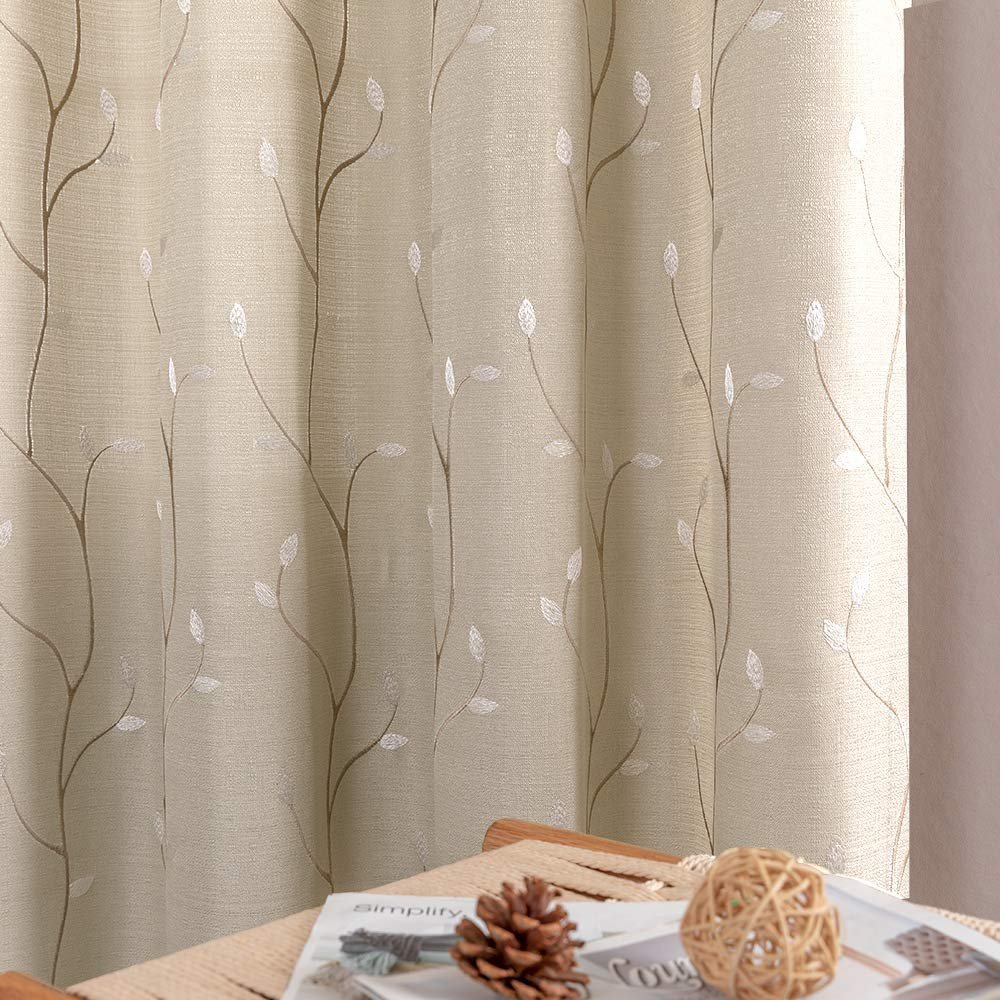 2022 Wholesale High Quality 100% Polyester 200g/m sheer fabric for curtains embroidery for Luxury living room
