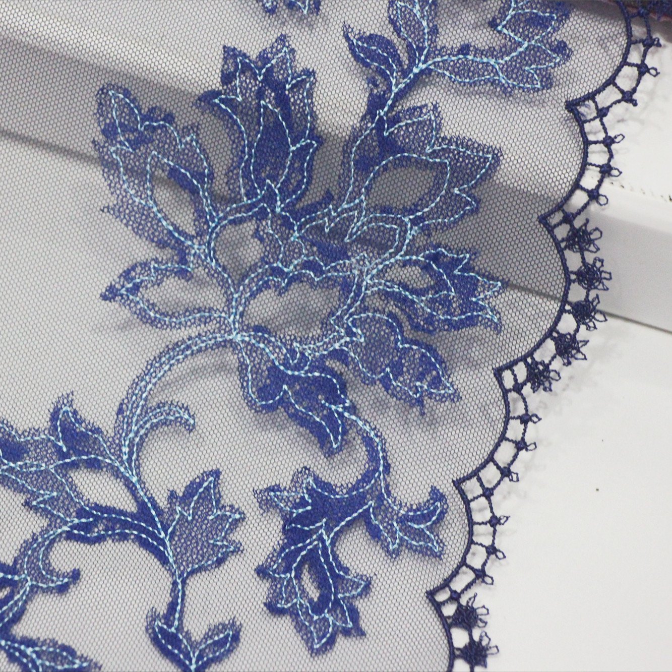 Custom African Wed Fabric Textile Nylon Polyester Jacquard Knitting Embroidery Mesh Lace Fabric For Dresses