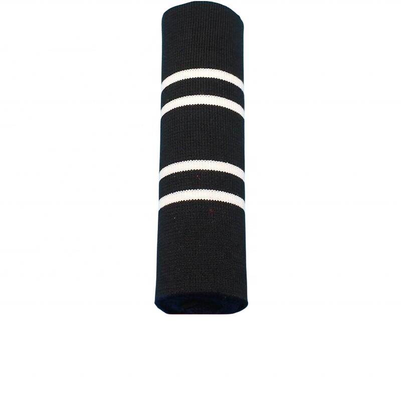 Fold in half 1*1 plain multiple intercolored rib for baseball jacket collar cuff foot