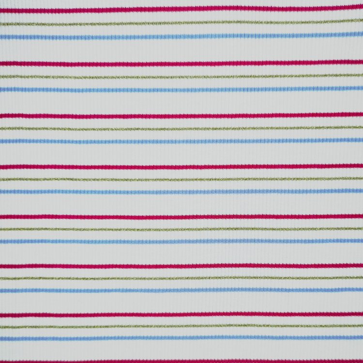 Hot Sale classic wholesale Colorful Rayon Spandex Stripe Yarn Dyed Rib Fabric Fashion Woman 255gsm Knit Fabric