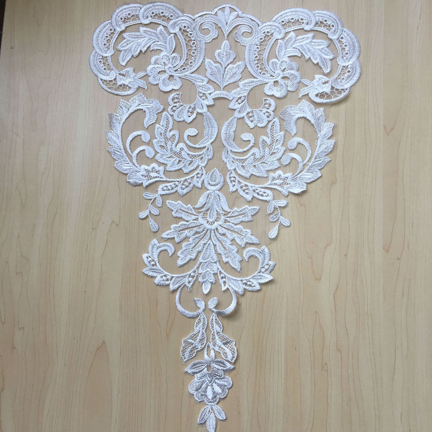 Royal style fashion bride wedding lace women pure white patch 3d flower lace cloth