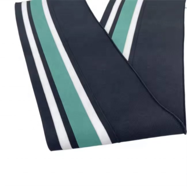 New designed Eco-friendly Polyester Knit Ribbing Cuff Trim use as jacket garment accessory