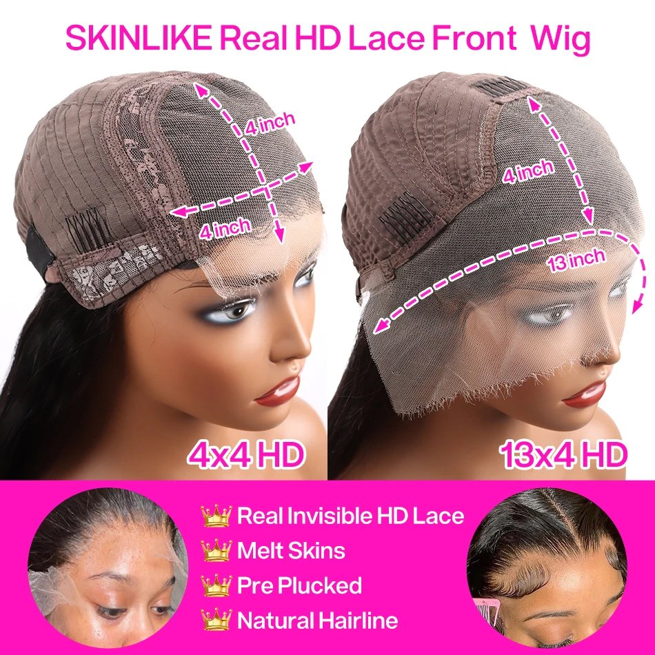 12A Bone Straight Vietnamese Wig Human Hair Lace Front Double Drawn Glueless Pre Plucked HD Lace Full Frontal Wigs Vendor