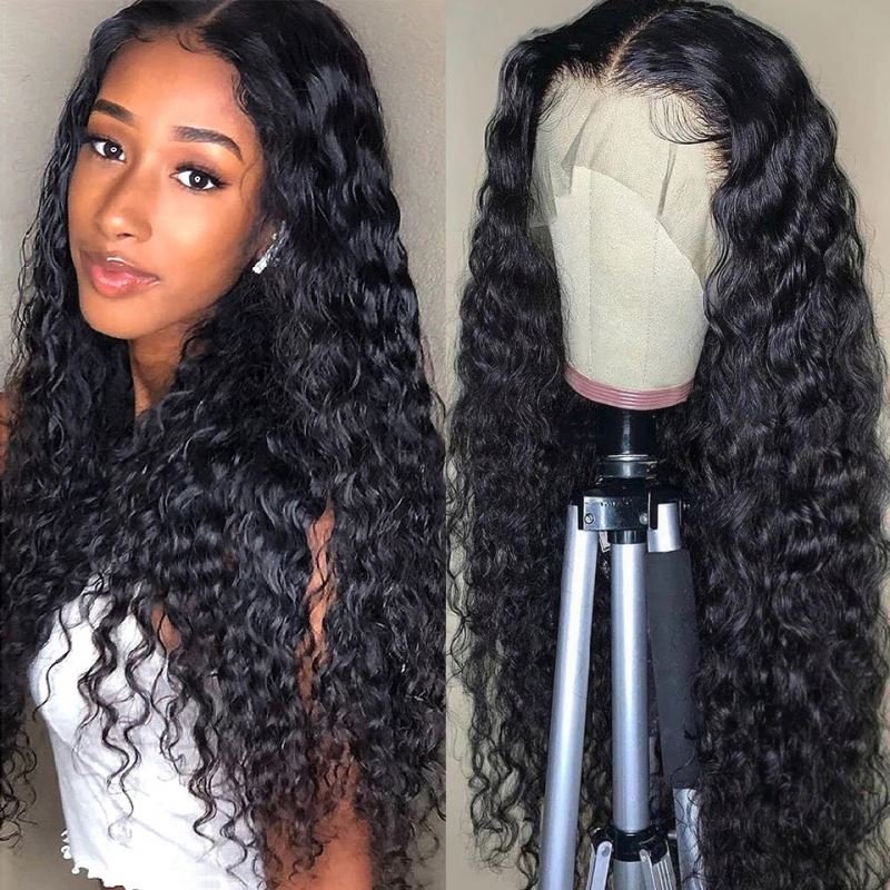 Half Long Raw Indian Hd Wigs 40inch Highlighted Weaving 100% Virgin Real Transparent Glueless Front Full Lace Wig Human Hair