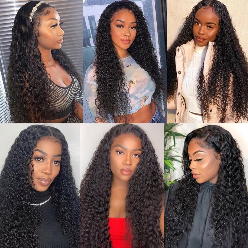 Half Long Raw Indian Hd Wigs 40inch Highlighted Weaving 100% Virgin Real Transparent Glueless Front Full Lace Wig Human Hair