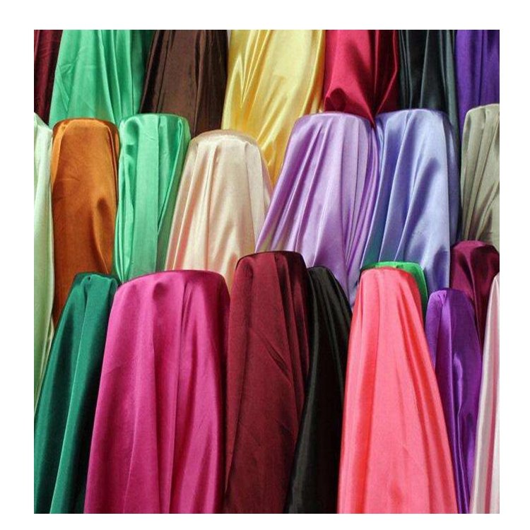 Digital Printed Satin Fabric Stretch Satin Fabric Polyester Fabric Wholesale Floral Dress Garment Home Textile Woven Plain Soft