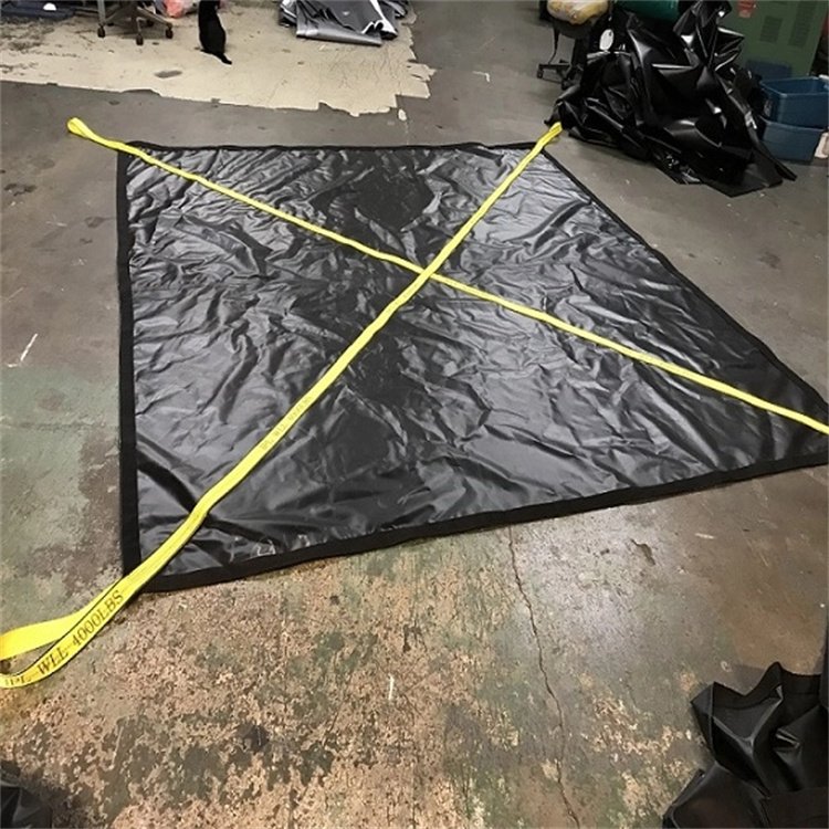 Heavy Duty Webbing 1000d PVC Coated Vinyl Tarpaulin Snow Quick Removal Lifting Tarps for Winter Weather Protection