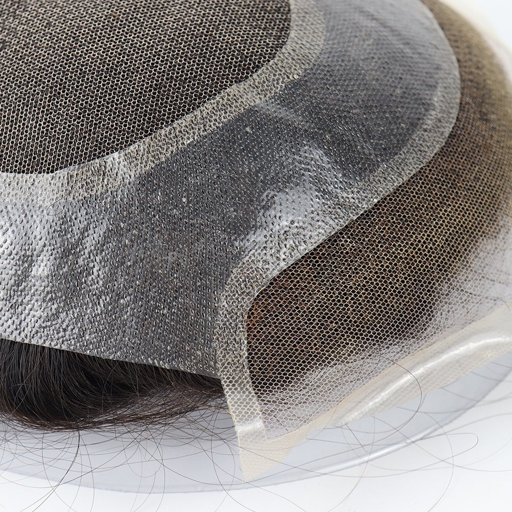 Lace Toupee Swiss Lace Front Men Toupee High Density wig Natural Hairline Hollywood Human Hair Toupee