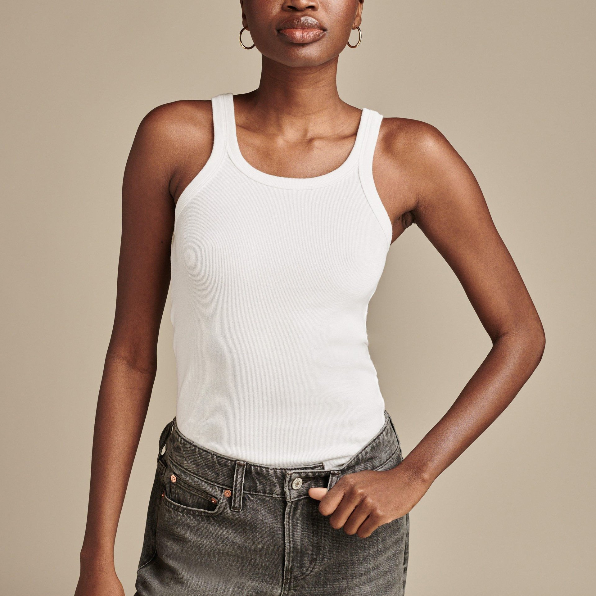 Women jersey rib tank tops OEM Clothing Custom Logo Graphic Wholesale Blank Ladies Plain Basic Knit Ribbed Crop Tank Top