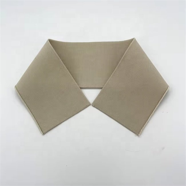 Custom 97% polyester 3% spandex knit rib collar for Fashion business men's clothing