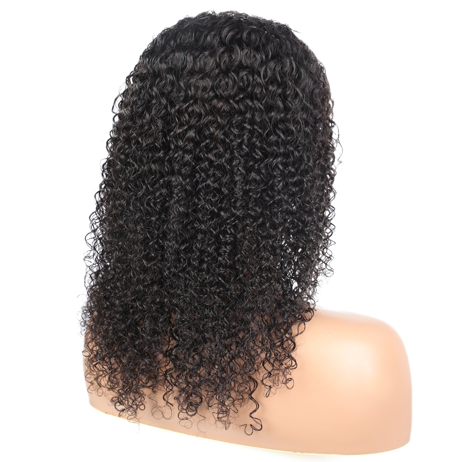 SFM Brand Glueless Human Hair Lace Front Brazilian Wig Deep AfroKinky Jerry Curly Hair Wig for Black Women
