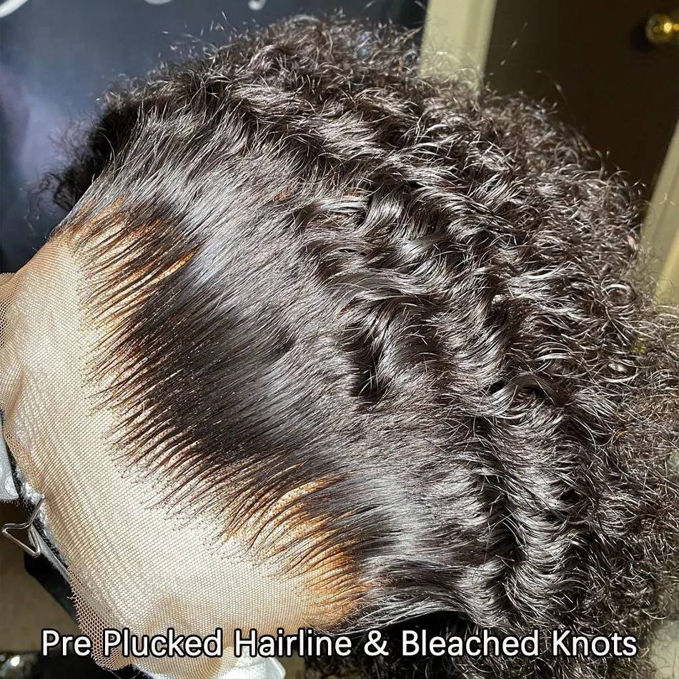 30 40 inch Glueless Hd Lace Frontal Wig Vietnamese Raw Hair Wigs Human Hair Lace Front Pineapple Curly Natural Wig With Frontal
