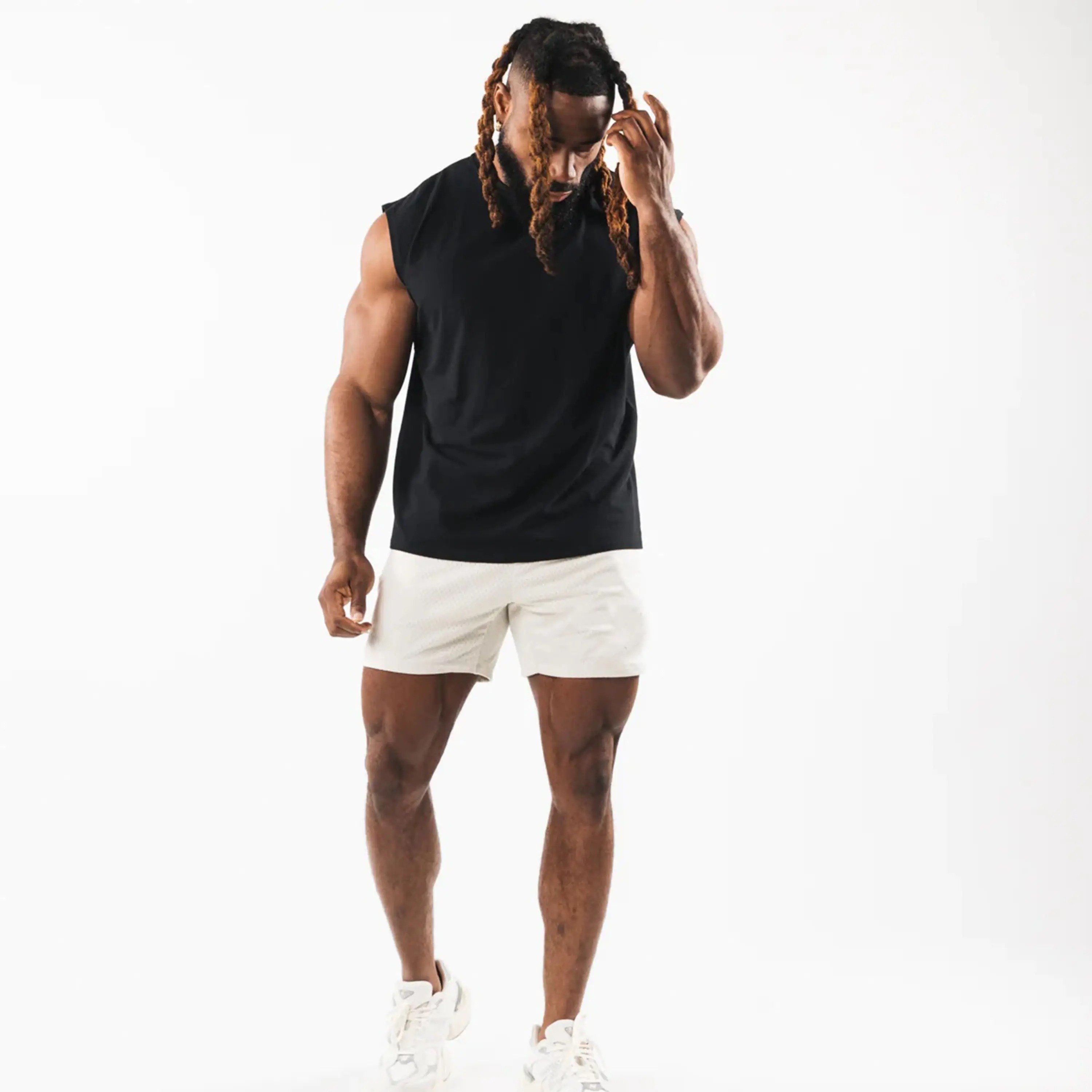 High Quality Fashion OEM Custom Logo Tank Top For Men Custom Breathable Plain Blank Fitness Tank Top Wholesale Men Tank Top