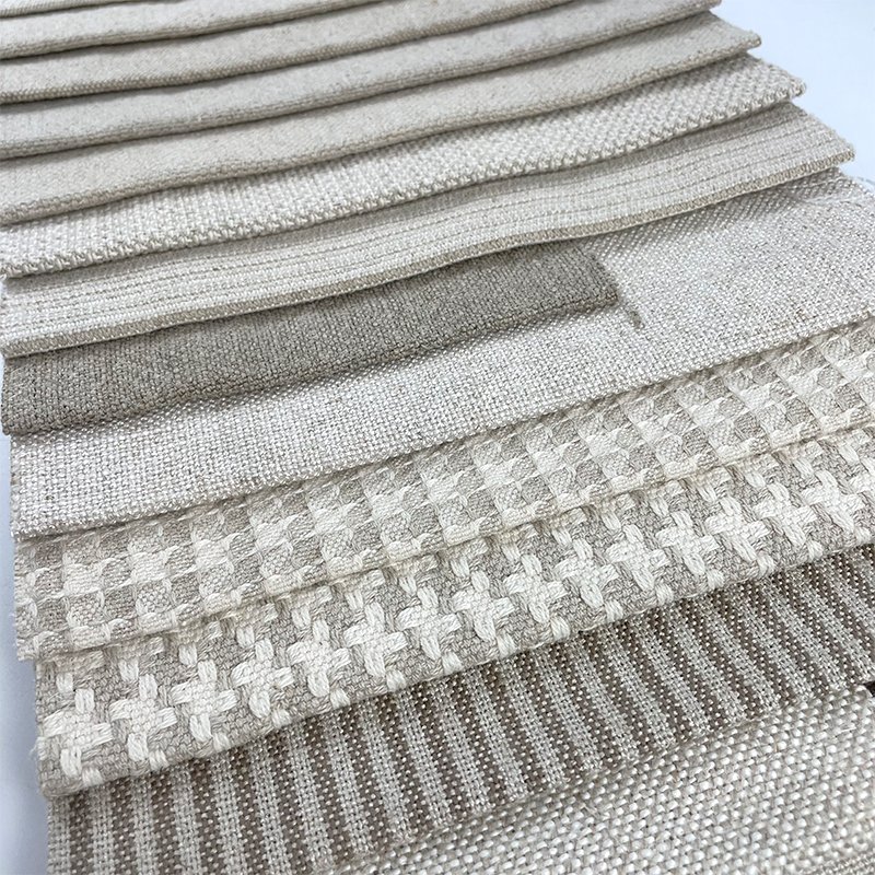 Home textiles linen cotton fabric 100% cotton yarn fabric upholstery fabric for sofa
