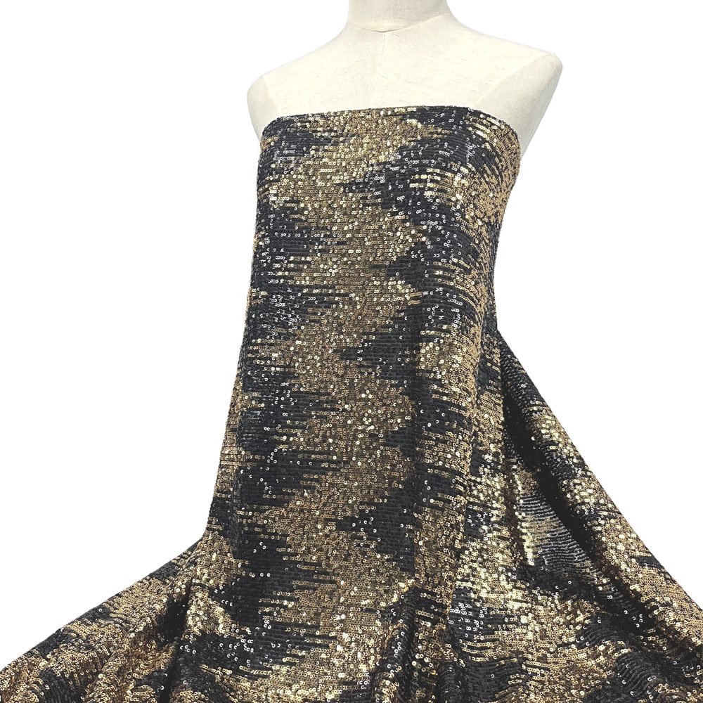 2023 new high quality polyester spandex mesh fabric double color embroidery fabric for party dress