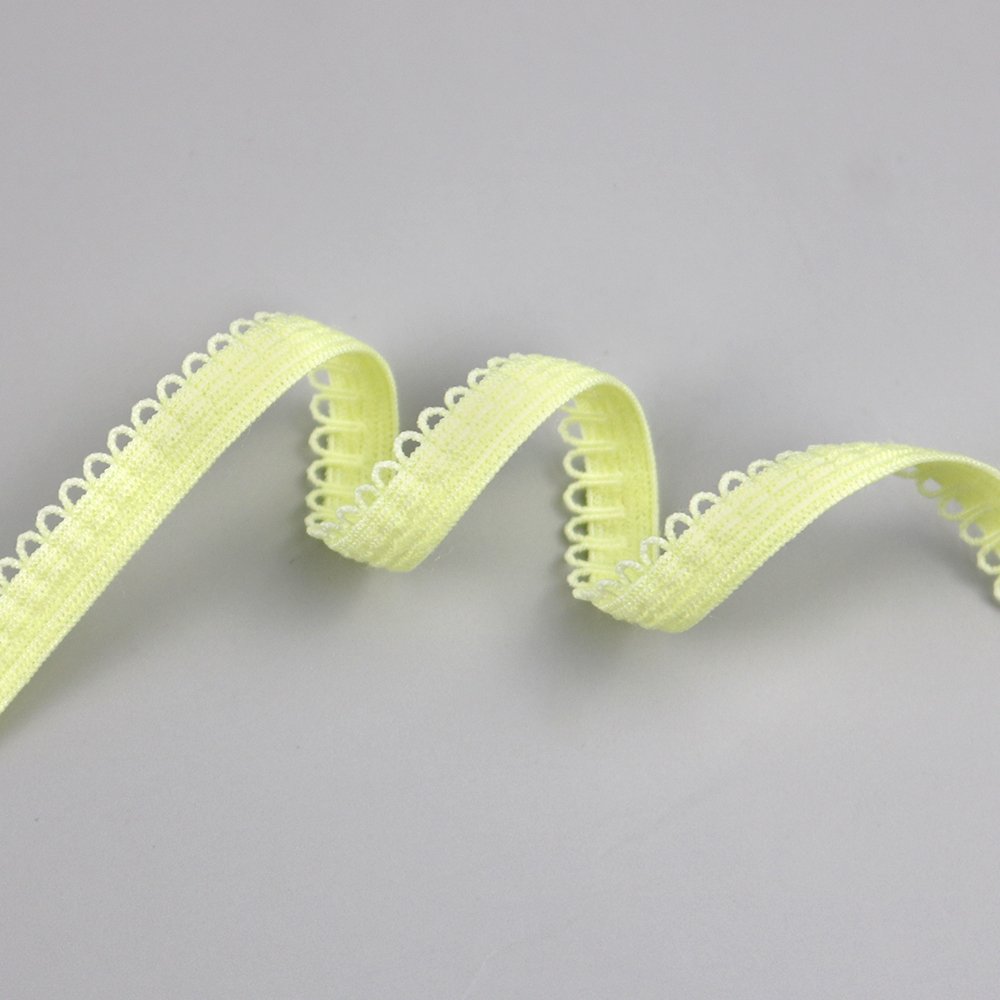 Sewing Underwear Picot Lace Trim Elastic Webbing Belt Picot Bud Edge Stretch Webbing Band for Clothes Underwear