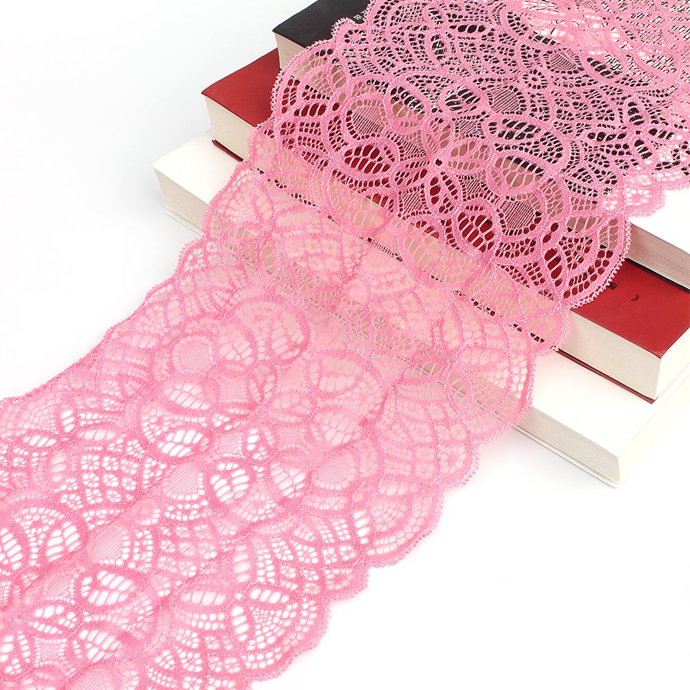 For Wedding Dress Factory Customization Beautiful Lace DIY Making Lace Warp Knitting Customized Elastic Lace