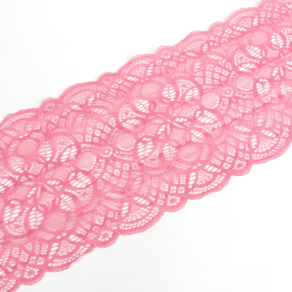 For Wedding Dress Factory Customization Beautiful Lace DIY Making Lace Warp Knitting Customized Elastic Lace