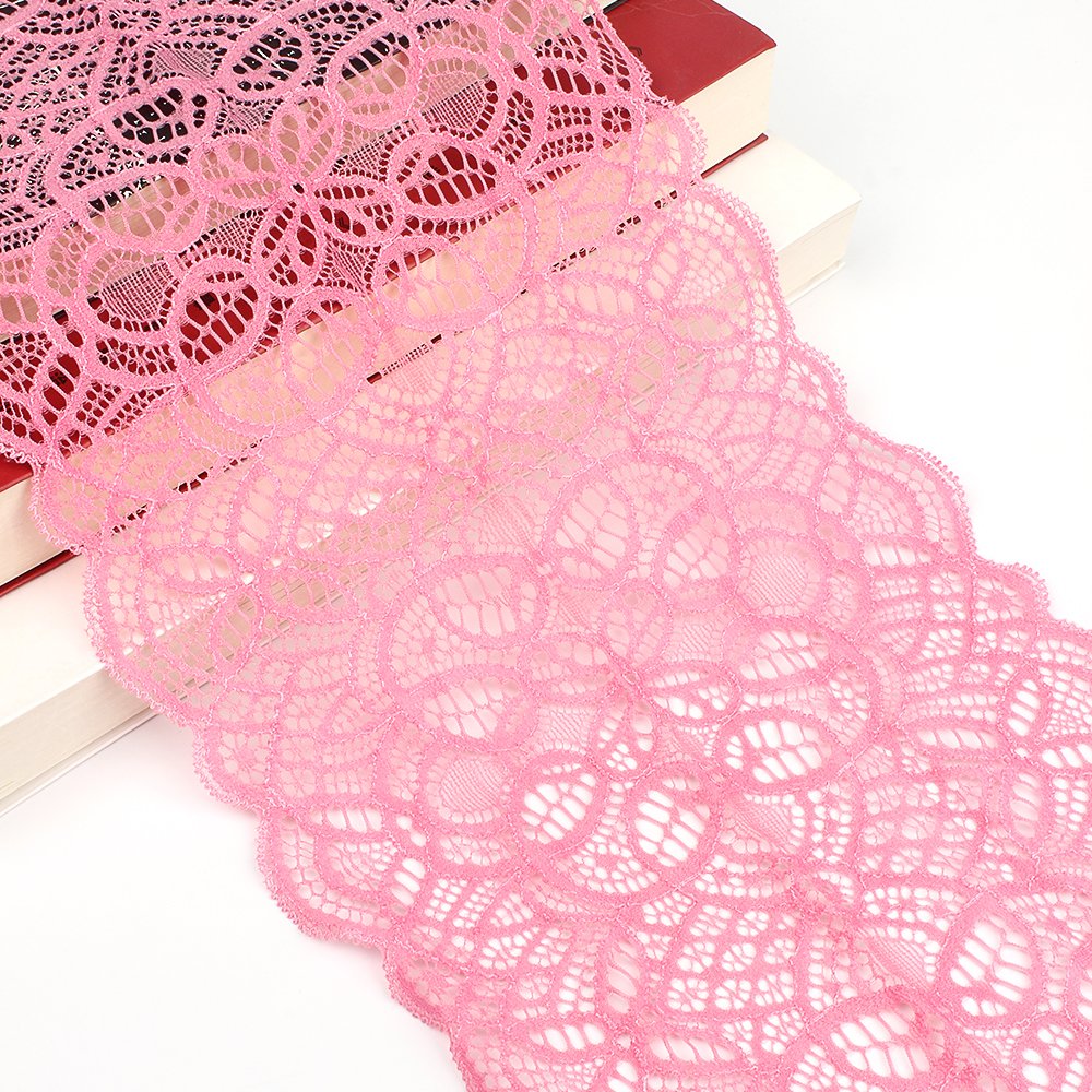 For Wedding Dress Factory Customization Beautiful Lace DIY Making Lace Warp Knitting Customized Elastic Lace