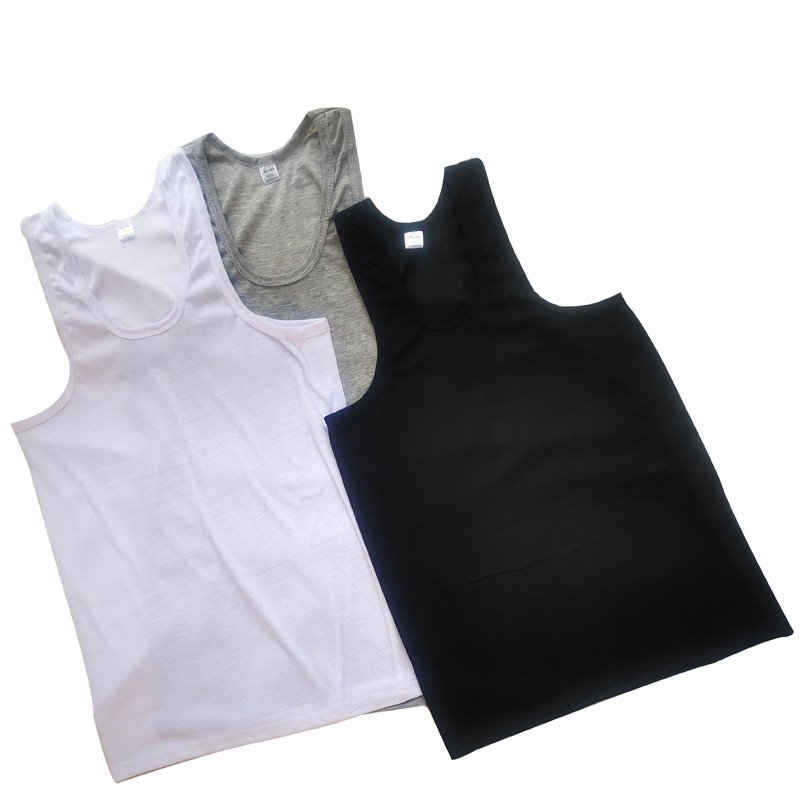 1X1 rib Hot sale customize logo mens gym training wear tank top quick dry sublimation exercise gym sleeveless shirts