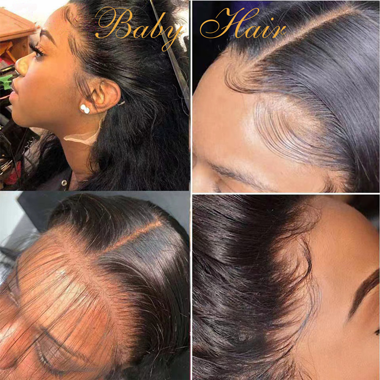 Wholesale Peruvian Hair Wig 30inch Straight Human Hair Wigs Density 180% 250% Glueless Swiss HD Lace Front Wigs For Black Women