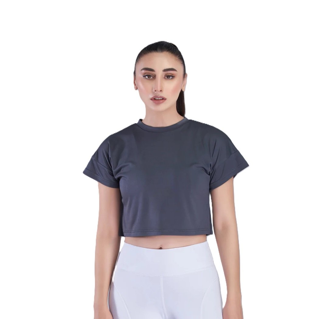 New Summer Collection Womens Short Sleeve Round Neck Ribbed Knit Fitted Collar Casual Tops Tee Slim Basic Shirt with Custom Logo