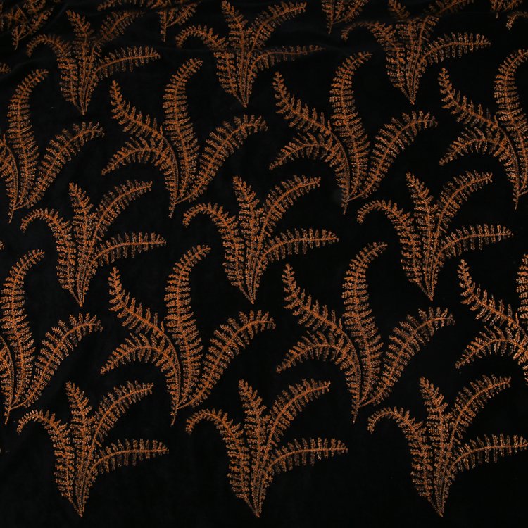 HA-14320B Manufacturers wholesale custom spandex polyester velvet embroidery fabrics for clothing with embroidery