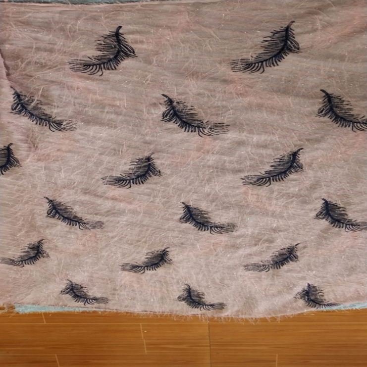 Factory Direct Embroidery Fabric In Cotton