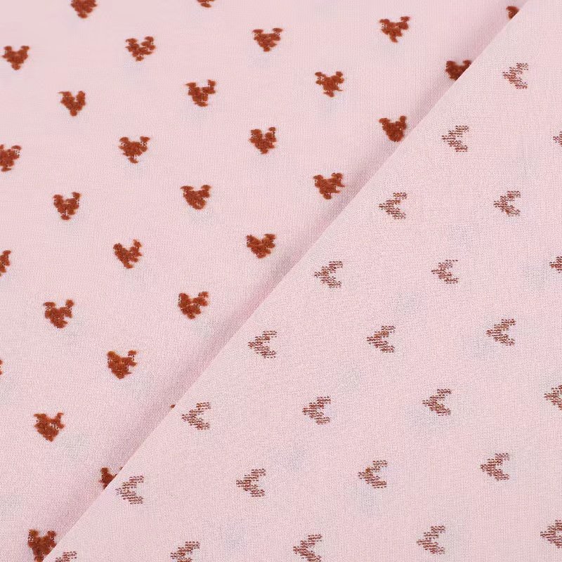 Good quality 100% Polyester Crink Airflow Crepe embroidery fabric for dresses