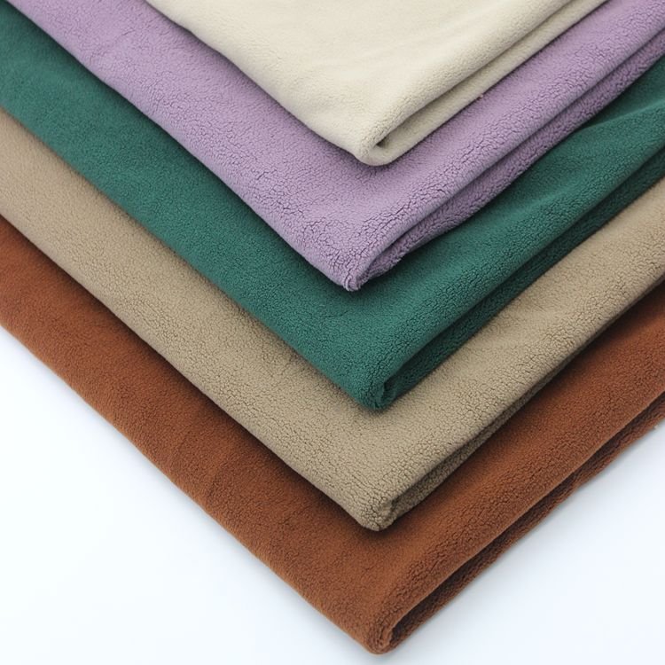 100% Organic Anti-Pill Polar Fleece Fabric all Colors Plain Dyed for garment hometextile Factory Wholesale to Worldwide