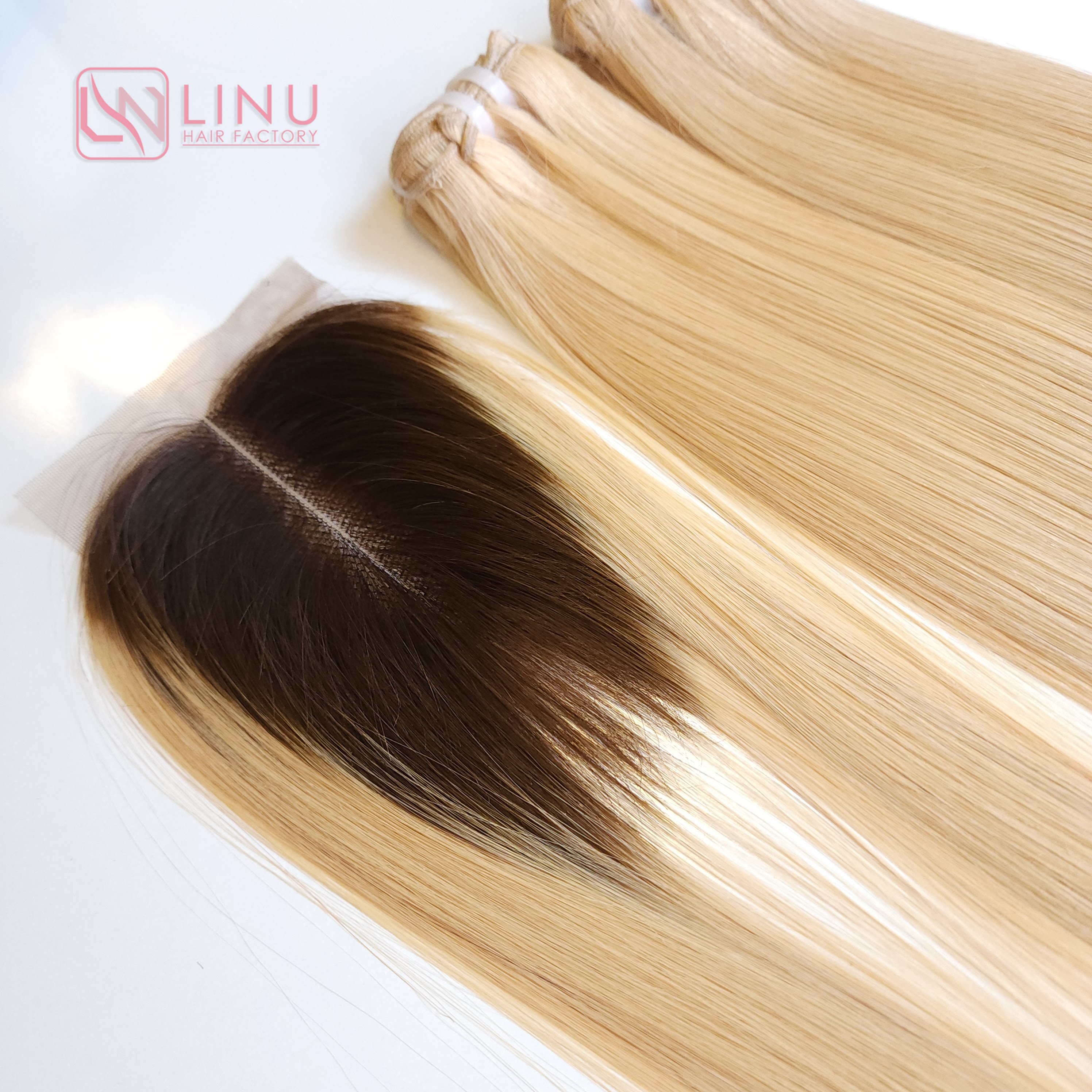 HD Lace Closure with Machine Weft Human Hair Wigs Women Wholesale Vietnamese Virgin Hair Lace Front Wig