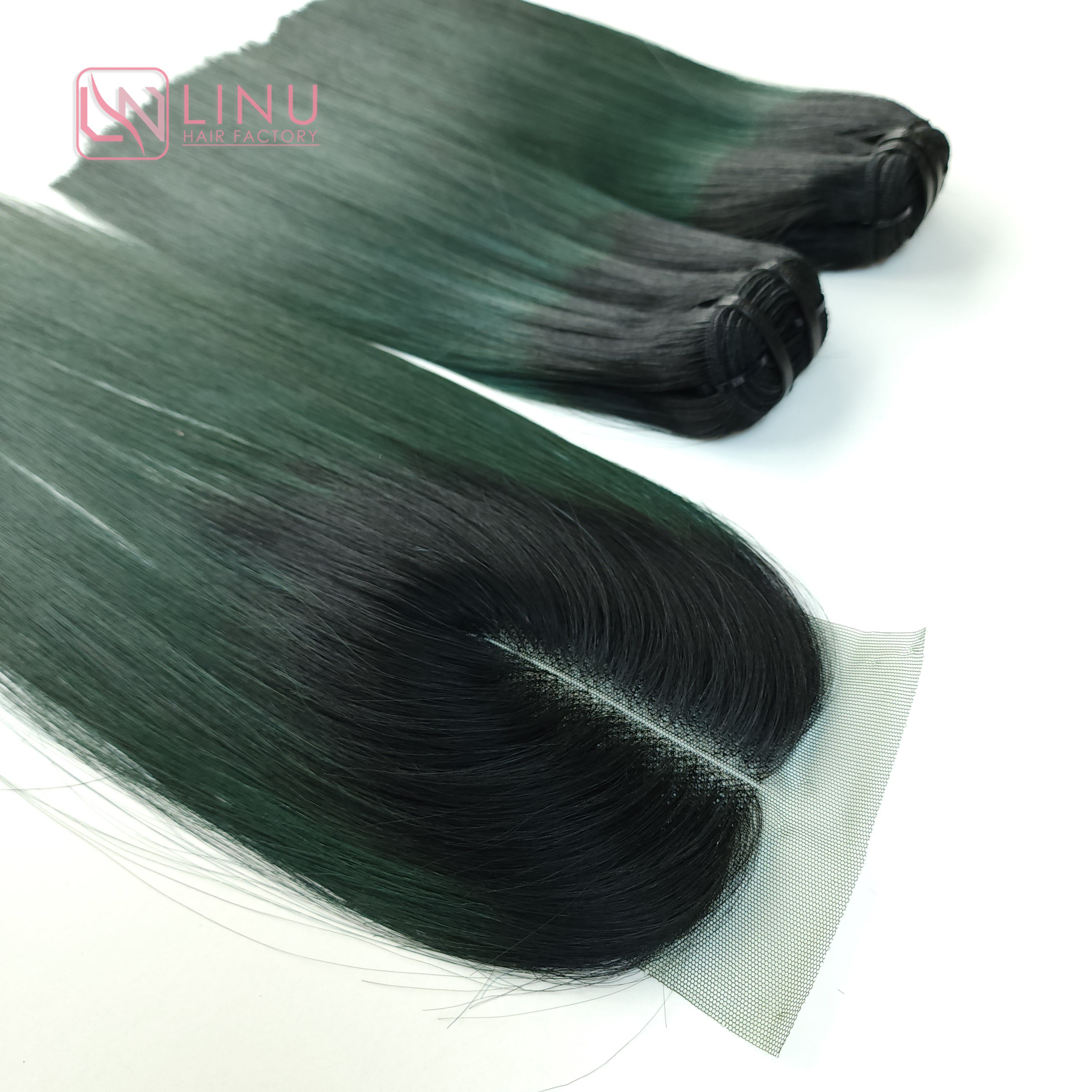 HD Lace Closure with Machine Weft Human Hair Wigs Women Wholesale Vietnamese Virgin Hair Lace Front Wig