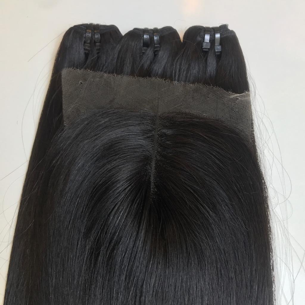 HD Lace Closure with Machine Weft Human Hair Wigs Women Wholesale Vietnamese Virgin Hair Lace Front Wig